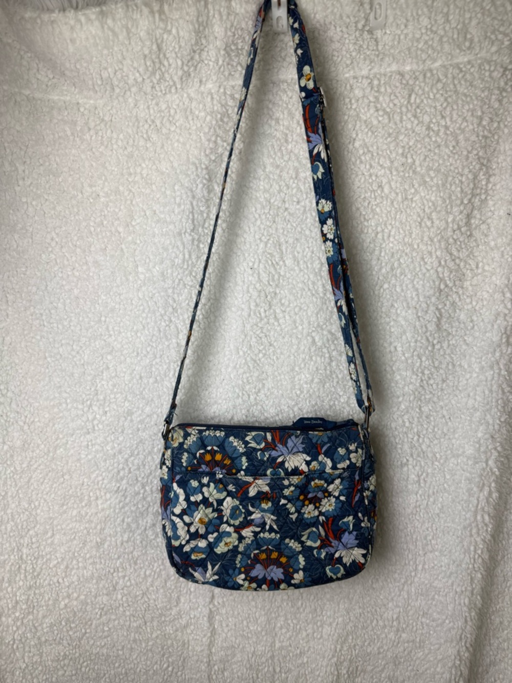 Vera Bradley Hipster Quilted Crossbody & Matching Cosmetic Case Floral Bursts
